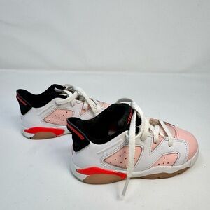 Nike Air Jordan 6 Retro Low TD "Atmosphere" toddler sneakers; DV3529-102; 8C